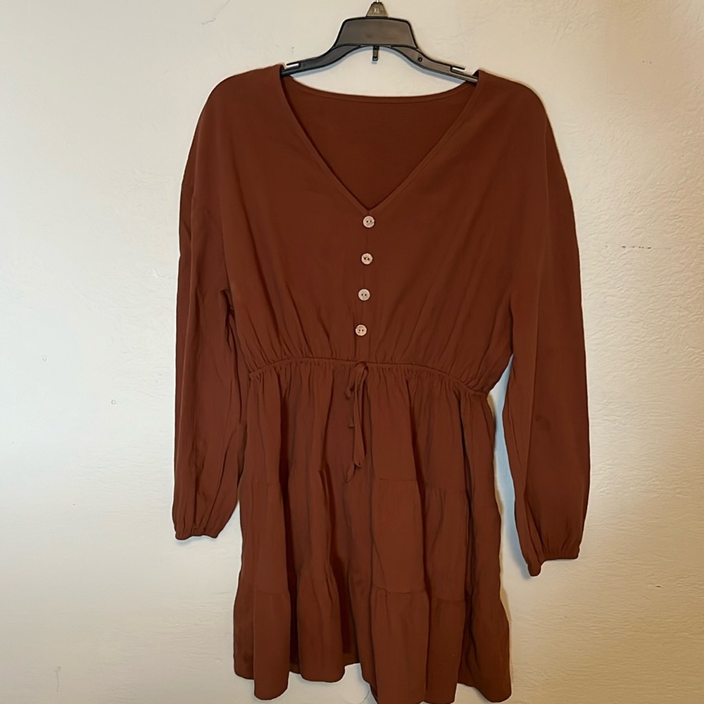 Brown/rust dress